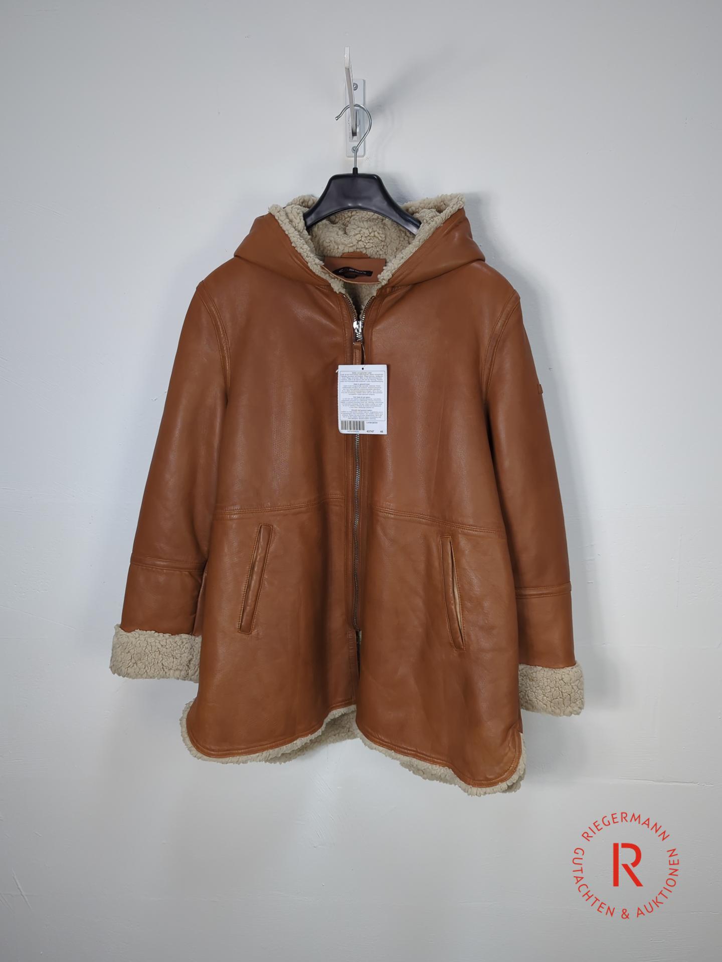 DAMEN LEDERMANTEL GRÖSSE 46